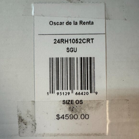 Oscar de la Renta Alibi Slim Crystal Pave Satin Shoulder Bag - Gray - Picture 9 of 9